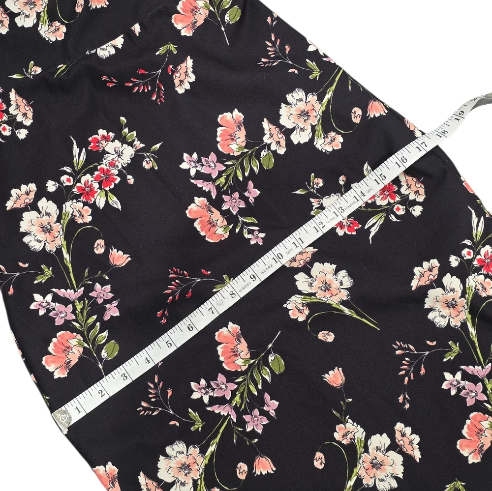 AIDAN MATTOX‎ FLORAL STRAPLESS COLUMN GOWN 0